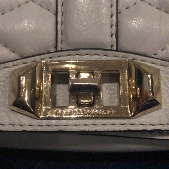 Rebecca Minkoff Love Crossbody white handbag purse - Picture 5 of 9